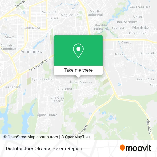 Distribuidora Oliveira map
