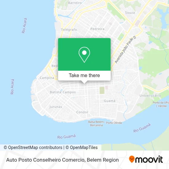 Auto Posto Conselheiro Comercio map