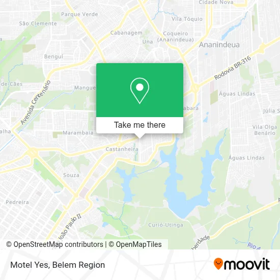 Motel Yes map