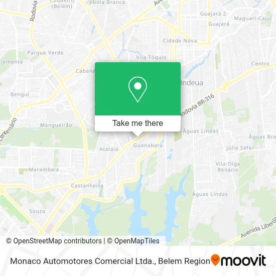 Monaco Automotores Comercial Ltda. map