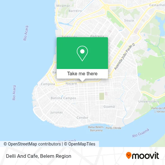 Delli And Cafe map