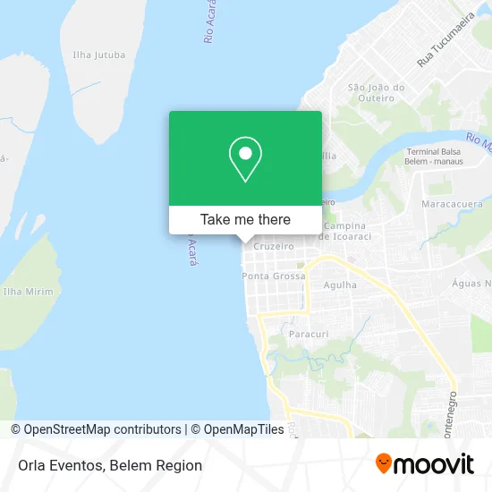 Orla Eventos map