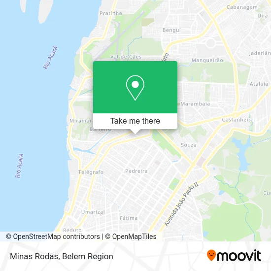 Minas Rodas map