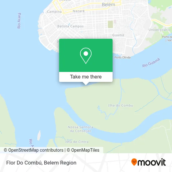 Flor Do Combú map