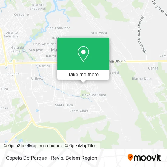 Capela Do Parque - Revis map