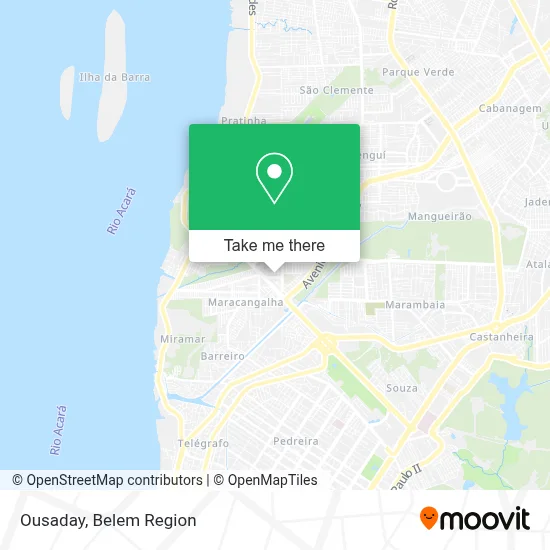 Ousaday map