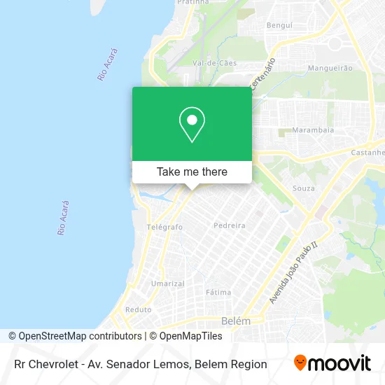 Rr Chevrolet - Av. Senador Lemos map