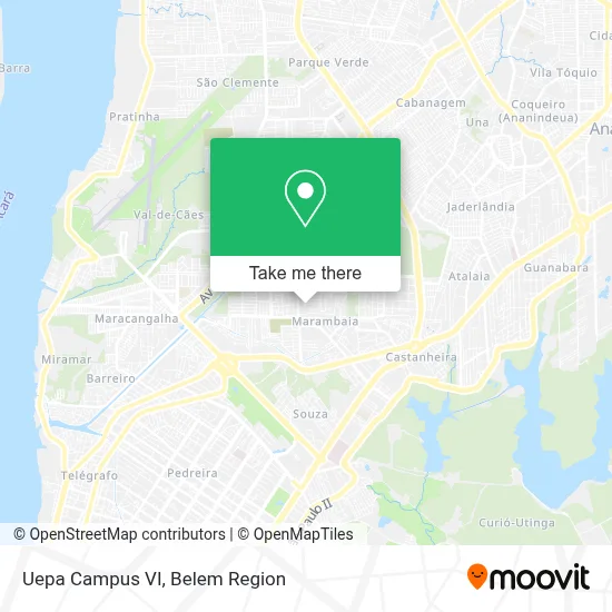 Uepa Campus VI map