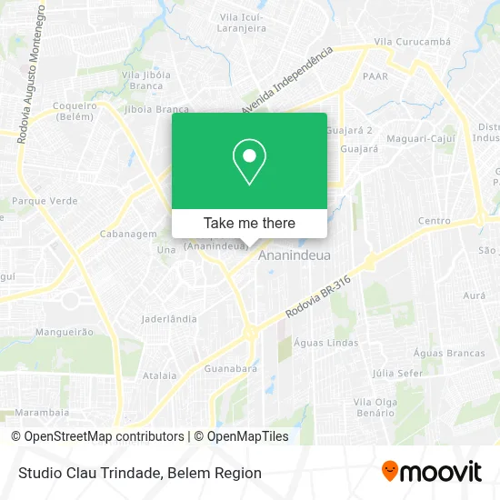 Studio Clau  Trindade map