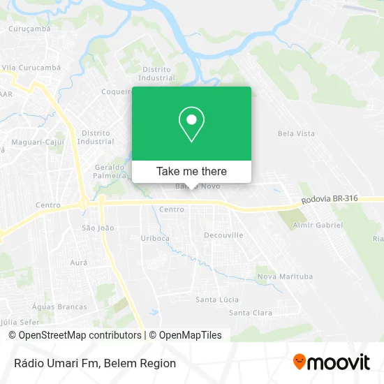 Rádio Umari Fm map
