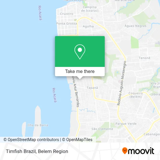 Timfish Brazil map