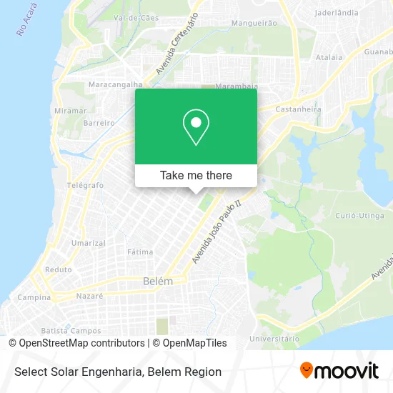 Select Solar Engenharia map