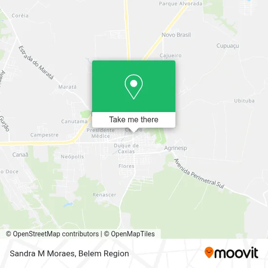 Sandra M Moraes map