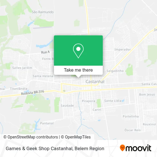 Games & Geek Shop Castanhal map