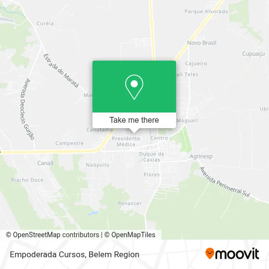 Empoderada Cursos map