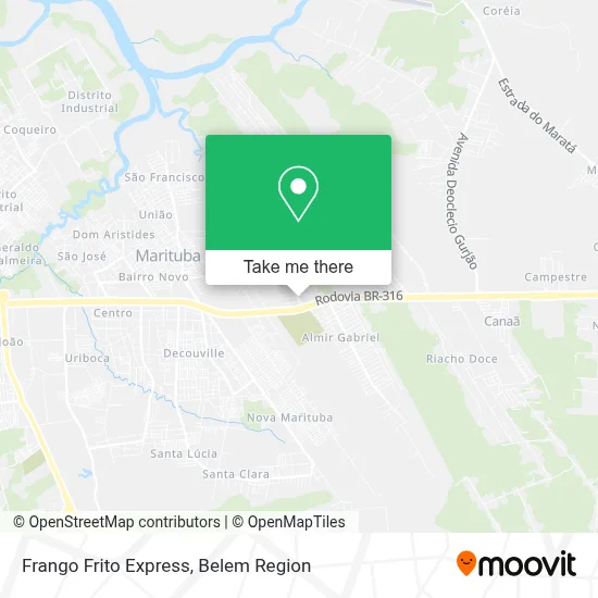 Frango Frito Express map