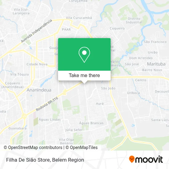 Filha De Sião Store map