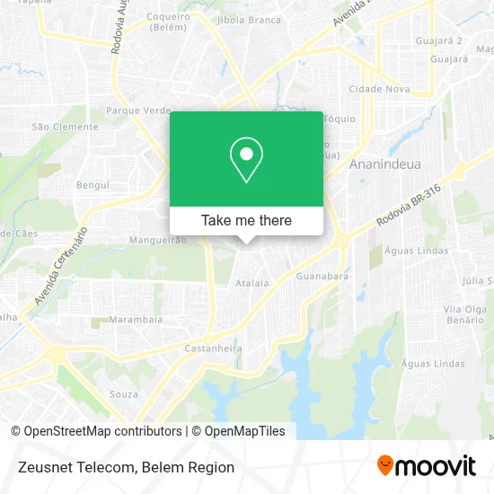 Zeusnet Telecom map