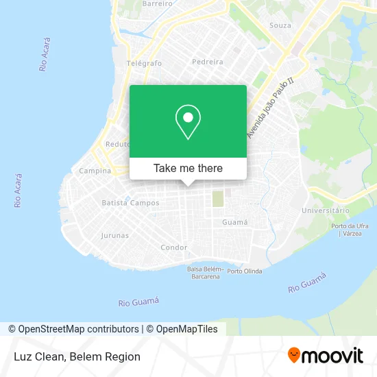 Luz Clean map