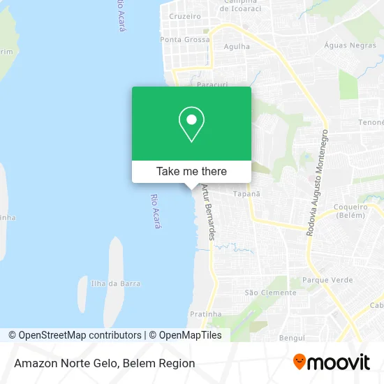 Amazon Norte Gelo map
