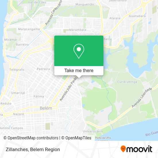 Zillanches map