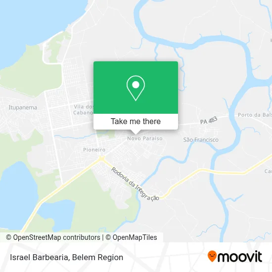 Israel Barbearia map