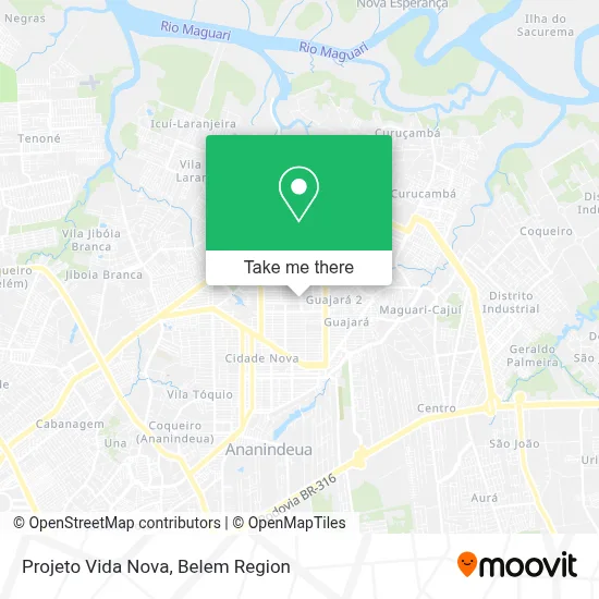 Projeto Vida Nova map