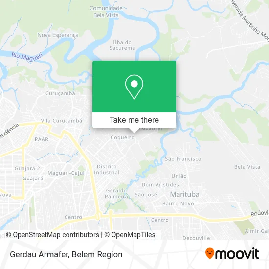 Gerdau Armafer map