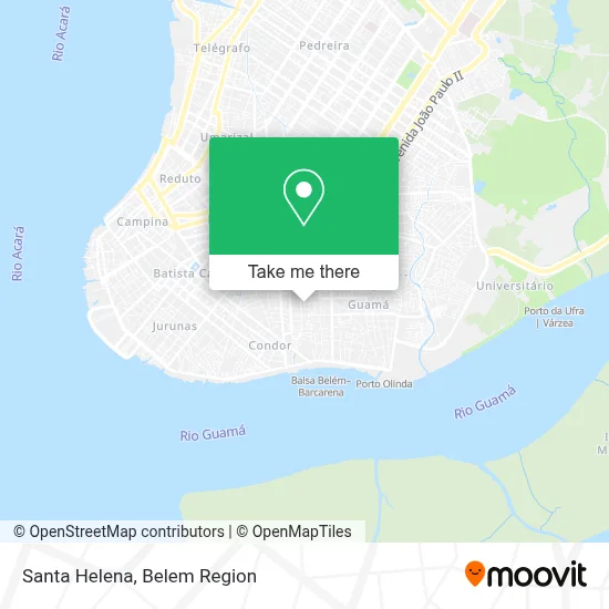Santa Helena map