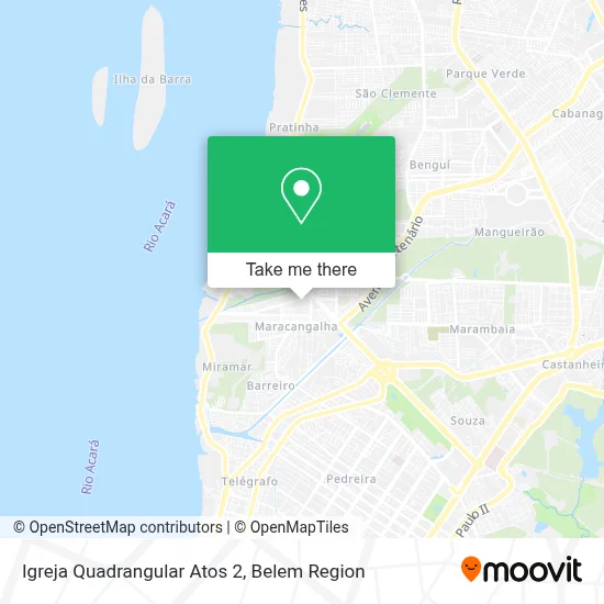 Igreja Quadrangular Atos 2 map