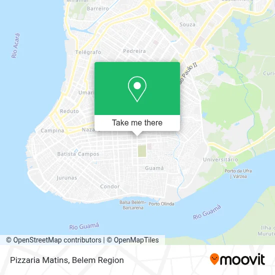 Pizzaria Matins map