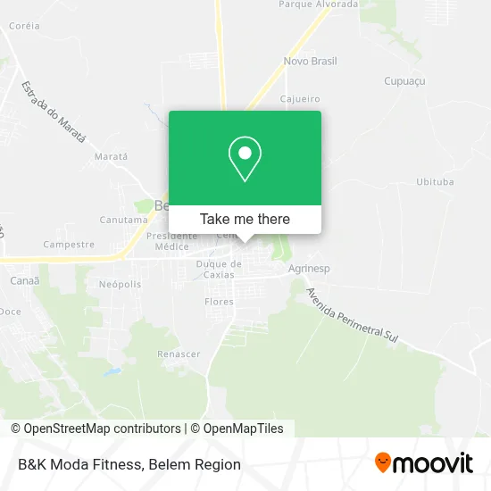 B&K Moda Fitness map