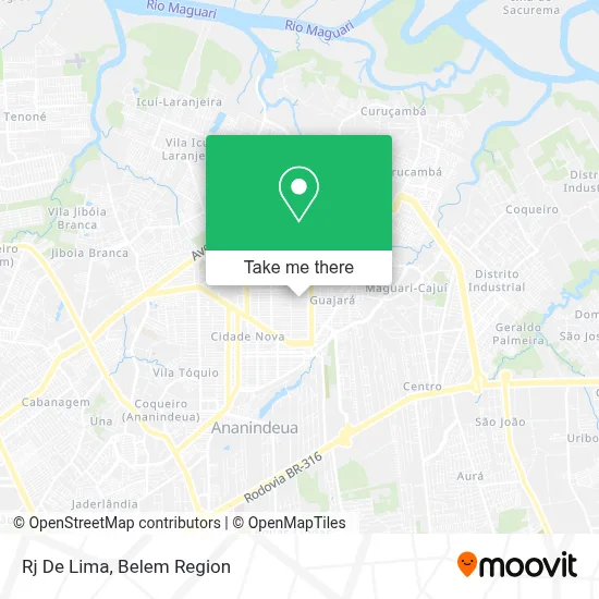 Rj De Lima map