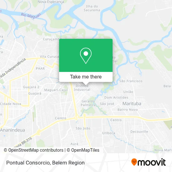 Pontual Consorcio map