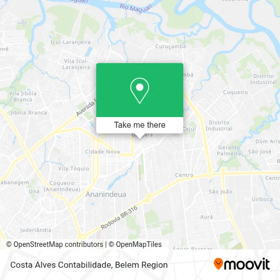 Costa Alves Contabilidade map