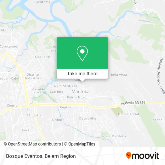 Bosque Eventos map