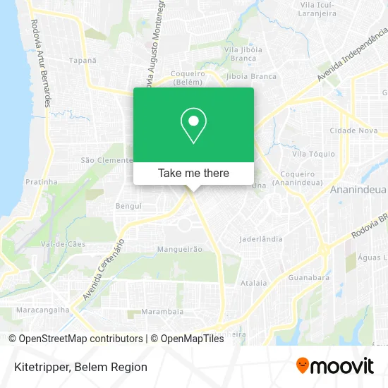 Kitetripper map