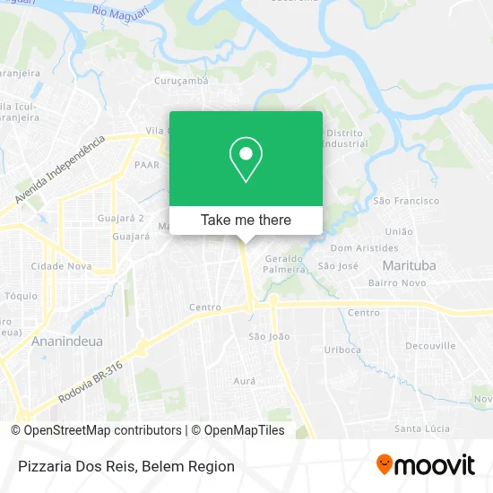 Pizzaria Dos Reis map