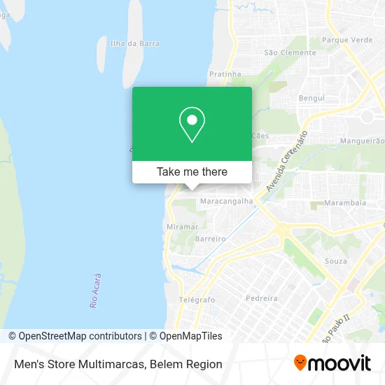 Men's Store Multimarcas map