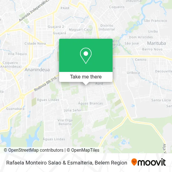 Rafaela Monteiro Salao & Esmalteria map