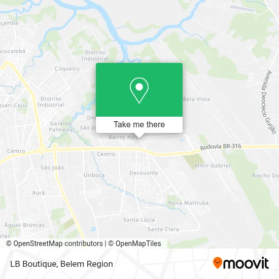 Lb Boutique map