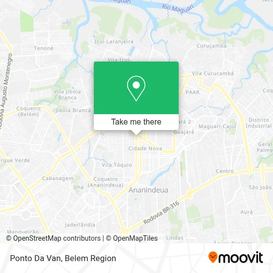 Ponto Da Van map