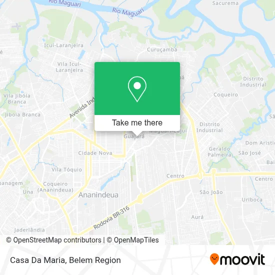 Casa Da Maria map