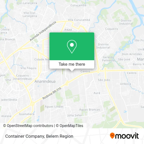 Container Company map