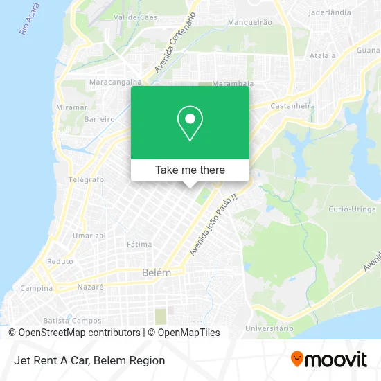 Jet Rent A Car map