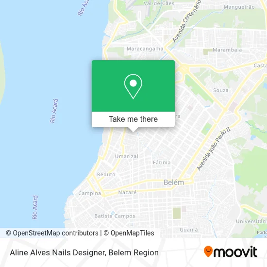 Aline Alves Nails Designer map
