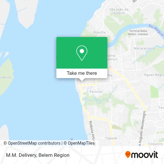 M.M. Delivery map