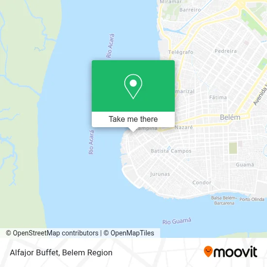Alfajor Buffet map