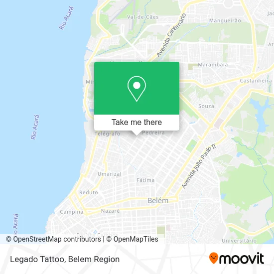 Legado Tattoo map
