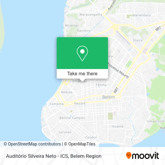 Auditório Silveira Neto - ICS map